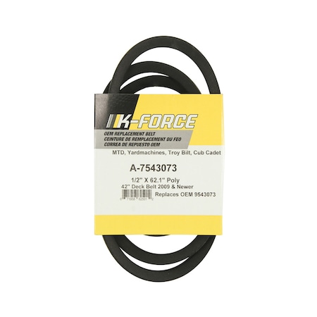 A & I Products Belt, Deck 9" x5" x1.2" A-7543073